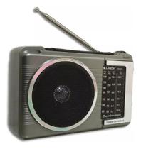 Rádio Am/Fm Portátil Pilha Tomada 110V/220V 4 Faixas Full