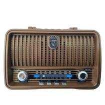 Radio Am Fm Portatil Retro Bluetooth Vintage Antigo Usb P2 AD-8282 - Booglee