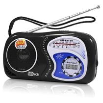 Rádio AM FM Portátil Super Duravel, Multicolor