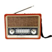 Radio Am Fm Retrô Portátil Antigo Usb Sd Bluetooth Solar - Xtrad