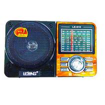 Rádio AM FM Retro SD/TF/USB Le-610 Marrom