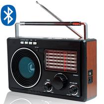 Rádio AM/FM/SW1-9 Com 11 Bandas Entrada Pendrive Cartão de Memória - Bluetooth
