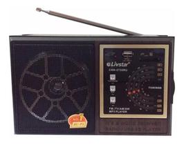 Radio Am Fm Tv Sw Com Usb Sd 4 Faixas Livstar Cnn-2732Ru