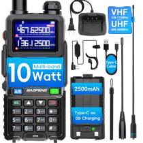Rádio amador BAOFENG 5RM 10W de alta potência VHF/UHF 999CH USB-C