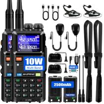 Rádio amador BAOFENG UV-5RM 10W de longo alcance com acessórios