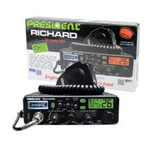 Rádio Amador President Richard 10m - Transceptor com PEP de 50W