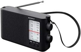 Rádio Analógico Am/fm Sony ICF-19 Portátil Com Alça a Pilhas D