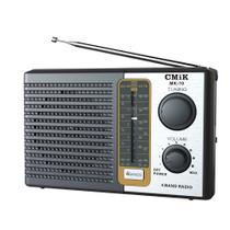 Rádio Analógico Retrô Portátil AM FM Modelo Antigo Bivolt