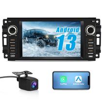 Rádio Android 13 AWESAFE para Carro - GPS, Carplay e Android Auto (Dodge RAM)