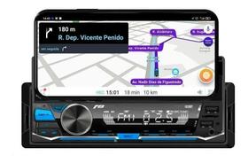 Radio Auto Radio R8 1020bt Suporte Celular Usb Sd Bluetooth - JR8