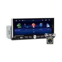 Rádio Automotivo Android Amprime 1 DIN 6.9" - 2GB/64GB - Carplay/Android Auto - Wi-Fi