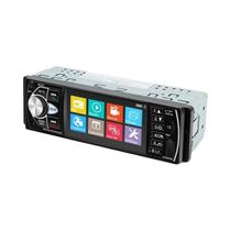 Rádio Automotivo Bluetooth 1 Din 4022D Hippcron Com Câmera De Ré E Controle No Volante