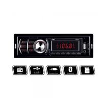 Rádio Automotivo Bluetooth/USB/MP3/FM/MicroSD LED JR8 - JT1000BT