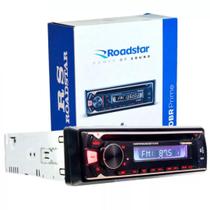 Rádio Automotivo CD Player Bluetooth Usb Sd Fm Mp3 Roadstar RS-3760BR Prime