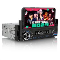 Radio Automotivo Com suporte de Celular MP3 USB SD bluetooth c/ controle Tay Tech