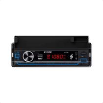 Rádio Automotivo Com Suporte Para Celular USB/SD/Auxiliar/Bluetooth Controle 4X25W-H-Tech HT-1200