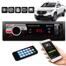 Radio Automotivo E-Tech Fm, Mp3, Usb, Sd, Bluetooth 1 DIN