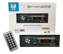 Rádio Automotivo Honesty 7202 Usb Sd Mp3 Player Bluetooth Nf - Honestv