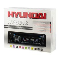 Rádio Automotivo Hyundai HY301B CD, FM, AUX Controle Frente Destacável