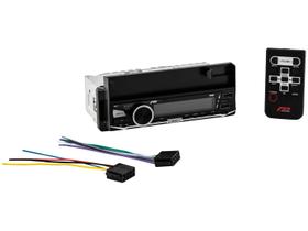 Radio automotivo jr8 mp3 player blueth c/ suporte celular