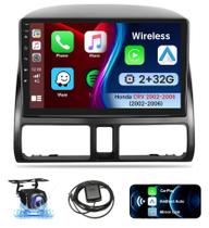Rádio Automotivo Leadfan Honda CRV 2002-2006 Tela Touch de 9" WiFi GPS