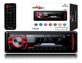 Rádio Automotivo Mp3 Player 1 Din Lcd Usb Sd Aux Bluetooth - Seven