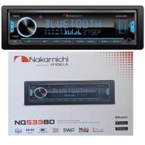 Rádio Automotivo MP3 Player 1 DIN USB/SD/AUX/BLUETOOTH/AM/FM