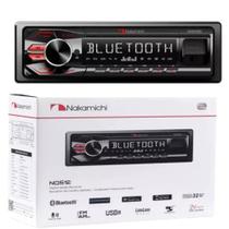Rádio Automotivo MP3 Player 1 DIN USB/SD/AUX/BLUETOOTH/AM/FM NQ512BT