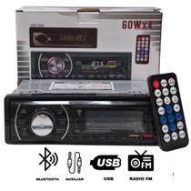 Rádio Automotivo MP3 Player com Bluetooth USB/SD Auxiliar