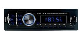 Rádio Automotivo Mp3 Player Usb Aux Sd Fm 1782BT - Vision
