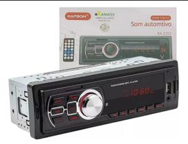Radio Automotivo Para Carros MP3 Bluetooth Com Controle Z102
