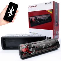 Rádio Automotivo Pioneer Mvh-S218bt USB Auxiliar Frontal Bluetooth Rds USB