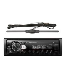Rádio Automotivo Pioneer MVHS235BTAuto Rádio Usb 40wx4 Rms Som Automotivo Bluetooth Com Controle e Com Antena Stetsom st900