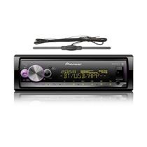 Rádio Automotivo Pioneer MVHX3000bt Auto Rádio Usb Som Automotivo Bluetooth Com Controle e Com Antena Interna