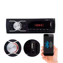 Rádio Automotivo Player FM MP3 Usb Bluetooth Auxiliar Frontal 4x50w - Cinoy