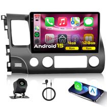 Rádio Automotivo Podofo Android 15 10,1" Wireless CarPlay para Civic Rádio Automotivo Podofo Android 15 10,1" Wireless CarPlay para Civic
