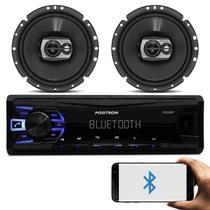 Rádio Automotivo Pósitron SP2230BT Som Bluetooth MP3 Player + Par Alto Falante Pioneer 6" 120W RMS