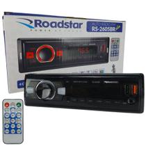 Rádio Automotivo Roadstar RS-2605BRPlus 12V 15A Universal Rádio Automotivo Roadstar RS-2605BRPlus 12V 15A Universal