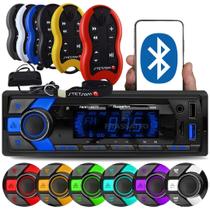 Radio Automotivo Sem Toca Cd Mp3 Player Bluetooth Usb Display Colorido