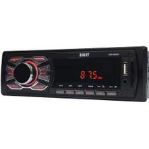 Rádio Automotivo Som MP3 Player 1 Din USB SD FM Svart T100 - Techone