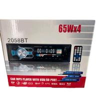 Rádio Automotivo Som MP3 Player Com Bluetooth Entrada USB e Micro SD e Controle - BT Rádio Automotivo Som MP3 Player Com Bluetooth Entrada USB e Micro SD e Controle - BT