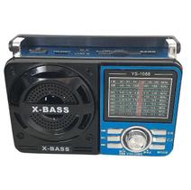 Rádio Bass Retro Vintage Caixa De Som Usb Mp3 1088