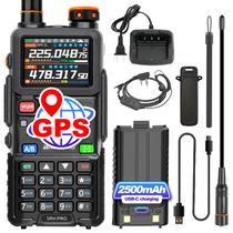 Rádio bidirecional BAOFENG 5RH PRO GPS 10W 2500mAh USB-C