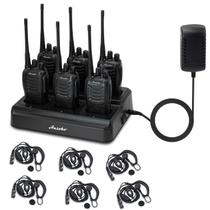Rádio bidirecional recarregável de longo alcance Walkie Talkies Ansoko A-8S