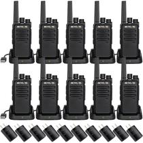 Rádio Bidirecional Retevis RT68 - Pacote com 10 Walkie-Talkies de Longo Alcance