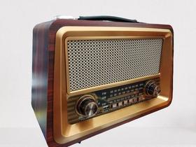 Radio Bluetooth Am Fm retro vintage portátil usb sd Mp3 Pendrive recarregável Bivolt Cnn-636Sp