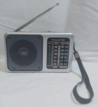 Rádio Bluetooth AM/FM TOMATE MTJ-2009 com Reprodutor de Música e Antena Giratória Rádio Bluetooth AM/FM TOMATE MTJ-2009 com Reprodutor de Música e Antena Giratória