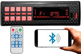 Rádio Bluetooth Aparelho De Som Carro Automotivo Pendrive Sd Rádio