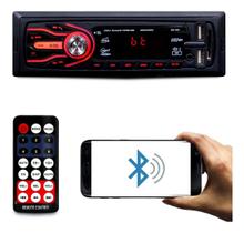 Rádio Bluetooth Aparelho De Som Carro Automotivo Pendrive Sd Rádio