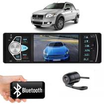 Rádio Bluetooth Automotivo Aparelho De Som Carro Strada Dvd MP5 Usb Câmera De Ré